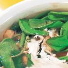 莼菜玻璃鸡片汤